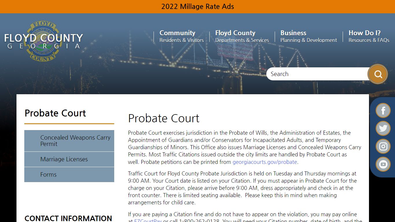 Probate Court | Floyd County Georgia